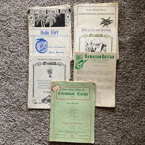 Lot of 40+ Vintage Hawaiian Guitar Music